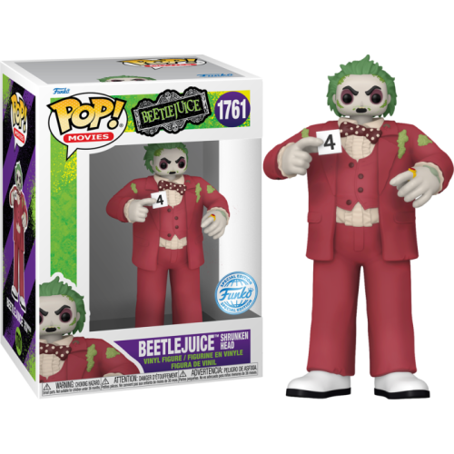 Beetlejuice - Beetlejuice (Shrunken Head) US Exclusive Pop! Vinyl [RS]