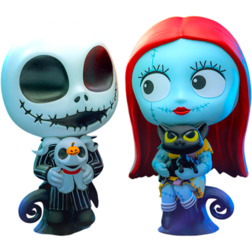 The Nightmare Before Christmas - Jack and Sally Sitting Cosbaby [2 Pack]