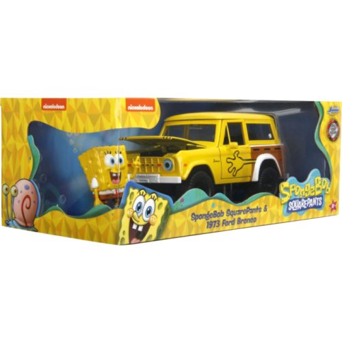 Spongebob Squarepants - 1972 Ford Bronco (with Spongebob) 1:24 Scale Diecast Vehicle