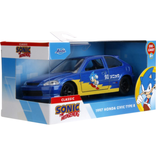 Sonic The Hedgehog - 1:32 Honda Civic Type-R Diecast Vehicle
