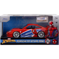 Marvel - 1:32 Spider-Man Porsche 911 GT3 RS (996) Diecast Vehicle