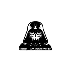 Darth J!nx - Noob, I am your Father Sticker