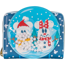 Disney - Mickey Mouse Snowman Snow Globe Purse