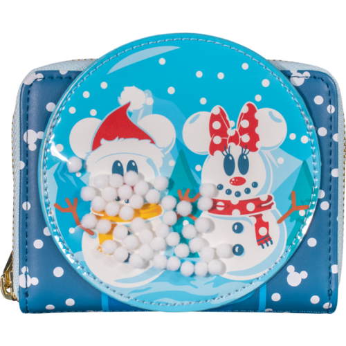 Disney - Mickey Mouse Snowman Snow Globe Purse