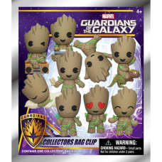 Guardians of the Galaxy - Groot 3D PVC Bag Clips Blind Bag [Display of 24]