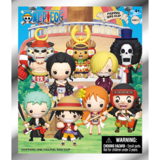 One Piece - 3D PVC Bag Clips Blind Bag  Series 2 (Display of 24)