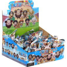 One Piece - 3D PVC Bag Clips Blind Bag  Series 4 (Display of 24)