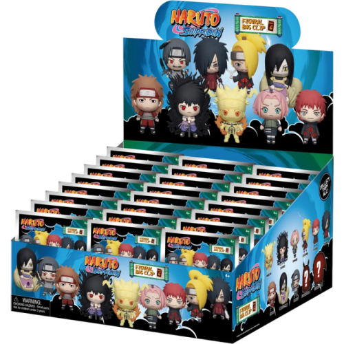 Naruto - 3D PVC Bag Clips (Series 6) Blind Bag [Display of 24]