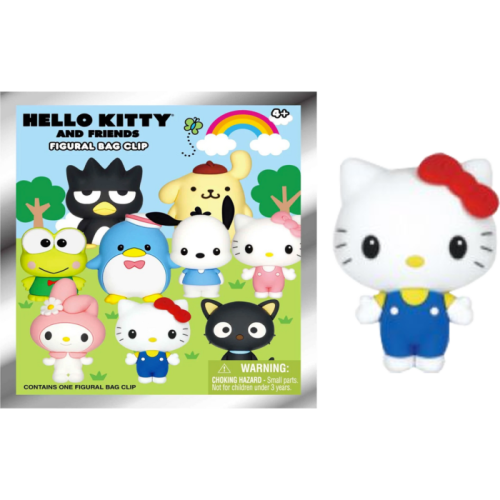 Hello Kitty - 3D PVC Bag Clips Series 1 Blind Bag (Display of 24)