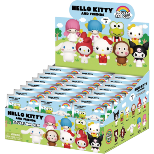 Hello Kitty - 3D PVC Bag Clips Series 2 Blind Bag (Display of 24)