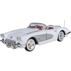 Timeless Legends - 1958 Corvette [White] 1:18 Scale Diecast Vehicle