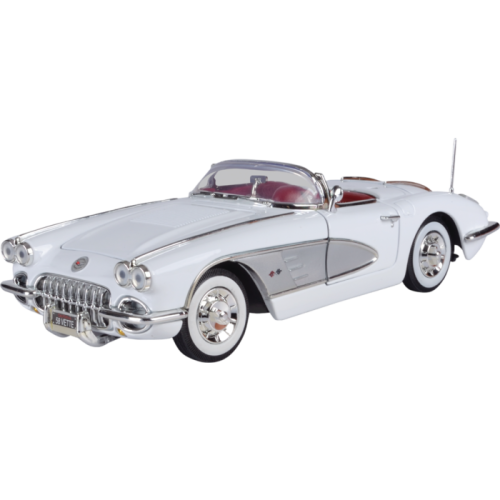 Timeless Legends - 1958 Corvette [White] 1:18 Scale Diecast Vehicle