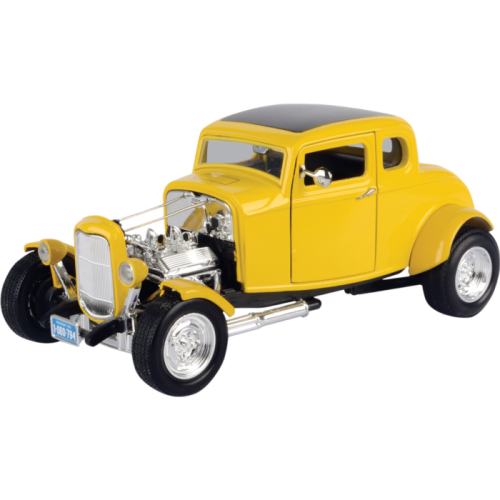 Timeless Legends - 1932 Ford Hot Rod [Yellow] 1:18 Scale Diecast Vehicle