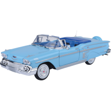 Timeless Legends - 1958 Chevy Impala [Blue] 1:24 Scale Diecast Vehicle