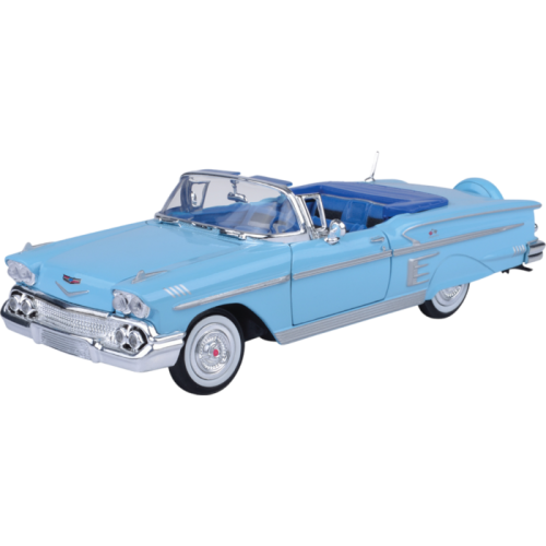 Timeless Legends - 1958 Chevy Impala [Blue] 1:24 Scale Diecast Vehicle