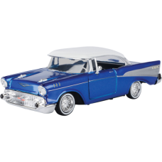 Get Low - 1957 Chevy Bel Air With Visor 1:24 Scale Diecast Vehicle