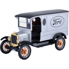Platinum Collection - 1925 Ford Model T Paddy Wagon With Ford Logo 1:24 Scale Diecast Vehicle