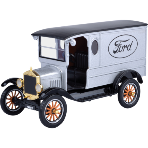 Platinum Collection - 1925 Ford Model T Paddy Wagon With Ford Logo 1:24 Scale Diecast Vehicle