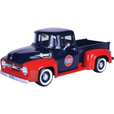 Gulf Collection - 1956 Ford F-100 Pickup With Gulf Livery 1:24 Scale Diecast Vehicle