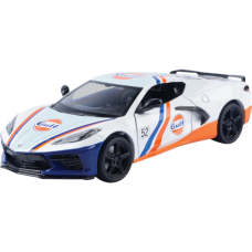 Gulf Collection - 2020 Corvette C8 With Gulf Livery 1:24 Scale Diecast Vehicle