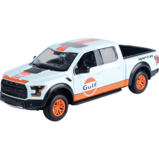 Gulf Collection - 2017 Ford F-150 Raptor With Gulf Livery 1:27 Scale Diecast Vehicle