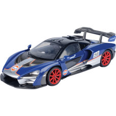Gulf Collection - Mclaren Senna With Gulf Livery 1:24 Scale Diecast Vehicle