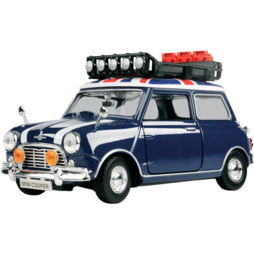 Mini Cooper Collection - Morris Mini Cooper With Roof Rack 1:18 Scale Diecast Vehicle