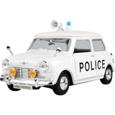 Mini Cooper Collection - Morris Mini Cooper - Police Car 1:18 Scale Diecast Vehicle