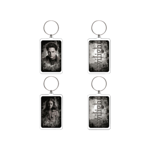Twilight - Lucite Keychain A&B Edward & Bella BTS