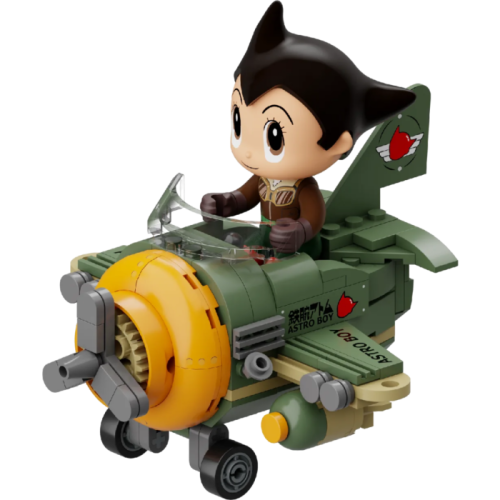Astro Boy - Astro Boy in Airplane Construction Set (161 Piece Kit)