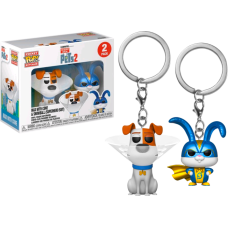 Secret Life of Pets 2 - Max & Snowball US Exclusive Pocket Pop! Keychain 2-pack