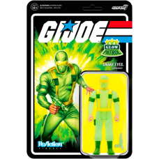 G.I. Joe - Snake Eyes Glow Patrol Glow-in-the-Dark ReAction 3.75