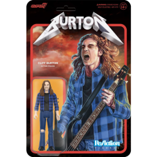 Cliff Burton - Cliff Burton (Flannel shirt) Reaction 3.75 Figure