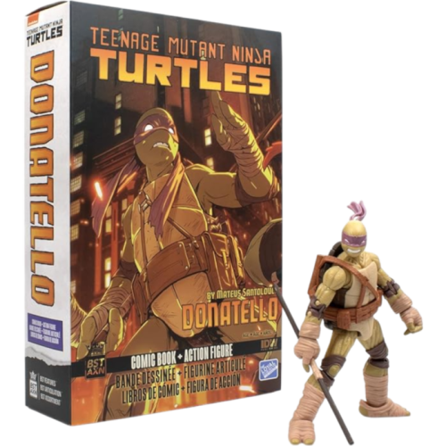 Teenage Mutant Ninja Turtles (comics) - Donatello BST AXN Action Figure & Comic Book (Wave 3)