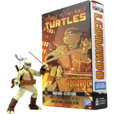 Teenage Mutant Ninja Turtles (comics) - Leonardo BST AXN Action Figure & Comic Book (Wave 2)