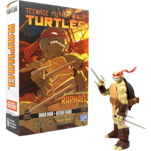Teenage Mutant Ninja Turtles (comics) - Raphael BST AXN Action Figure & Comic Book (Wave 2)