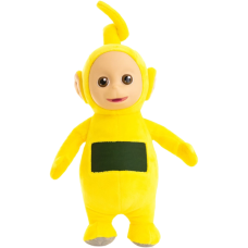 Teletubbies - Laa Laa 8'' Plush with Interactive Color Changing Belly Patch
