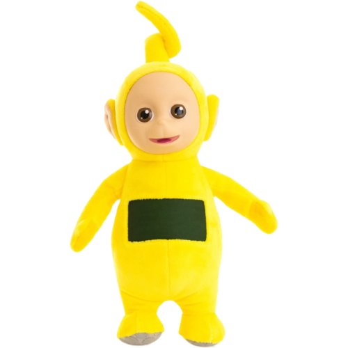 Teletubbies - Laa Laa 8'' Plush with Interactive Color Changing Belly Patch