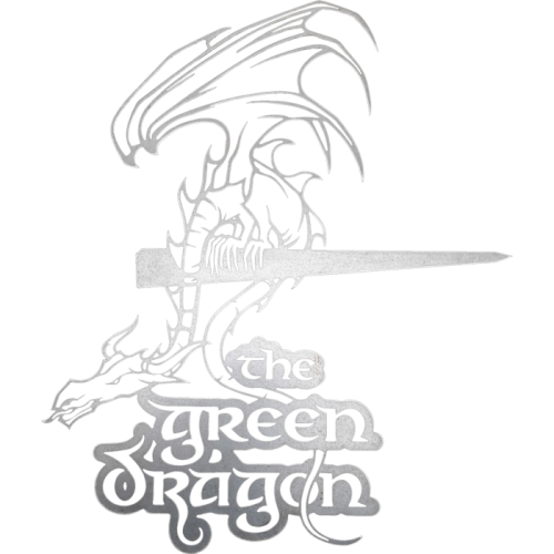 The Lord of the Rings - The Green Dragon Metalbird Corten Steel Silhouette