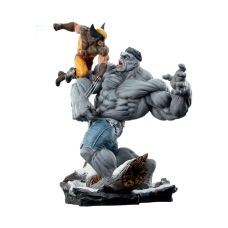 Marvel Comics - Grey Hulk vs Wolverine Maquette