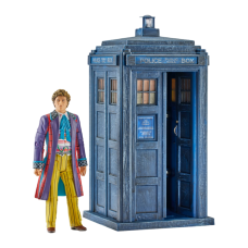 Doctor Who - The Sixth Doctor & TARDIS 5.5 Inch Collector Series 5.5 Inch Scale Action Figure 2-Pack