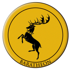 Game of Thrones - Baratheon Embroidered Patch