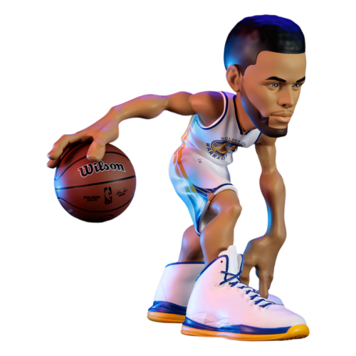 NBA - Steph Curry (Warriors - White Uniform) Limited Edition 12 inch Vinyl Figure