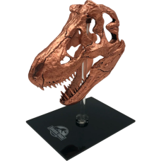 Jurassic Park - Bronze T-Rex Skull 6 Inch Scaled Prop Replica Figure