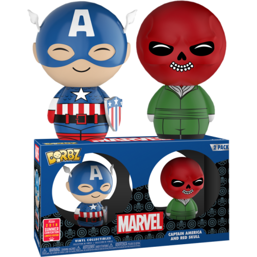 Captain America - Captain America & Red Skull Dorbz Vinyl Figure 2-Pack (2018 Summer Convention Exclusive)