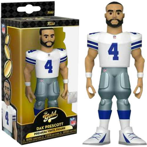 NFL Football - Dak Prescott Dallas Cowboys 5 inch Vinyl Gold Figure