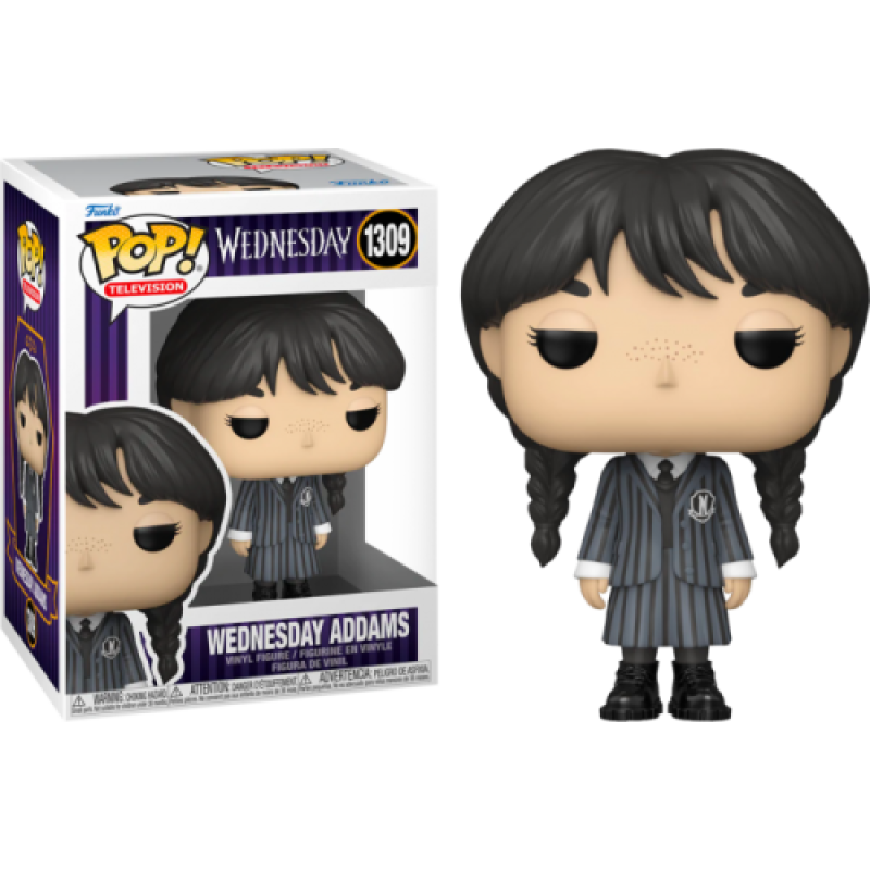 Popcultcha - It's Wednesday, so here's some new to pre-order Wednesday  Addams Pop! Vinyl Figures! Based on her appearance from the upcoming Tim  Burton series, Wednesday is clad in her standard school