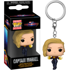 The Marvels (2023) - Captain Marvel Pocket Pop! Keychain