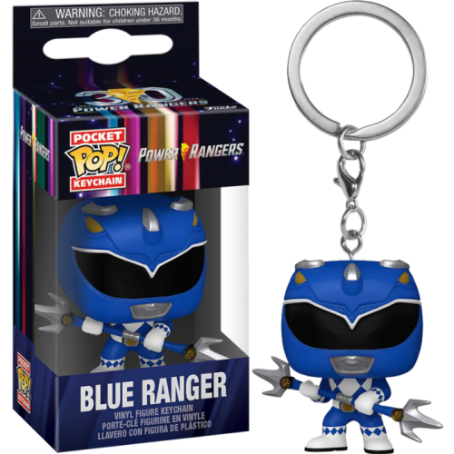 Mighty Morphin Power Rangers - Blue Ranger 30th Anniversary Pocket Pop! Vinyl Keychain