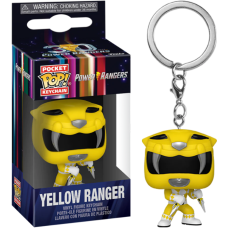 Mighty Morphin Power Rangers - Yellow Ranger 30th Anniversary Pocket Pop! Vinyl Keychain